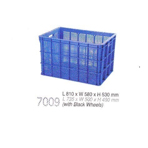 BOX CONTAINER PLASTIK BESAR / JUMBO RABBIT TIPE 7009 | KERANJANG PLASTIK INDUSTRI