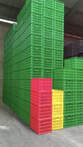 CONTAINER BOX PLASTIK JUMBO RABBIT 7007 | KERANJANG INDUSTRI | UKURAN 68 x 49 x 42 cm | WARNA BIRU, MERAH & KUNING | JUAL HARGA GROSIR KE SELURUH INDONESIA