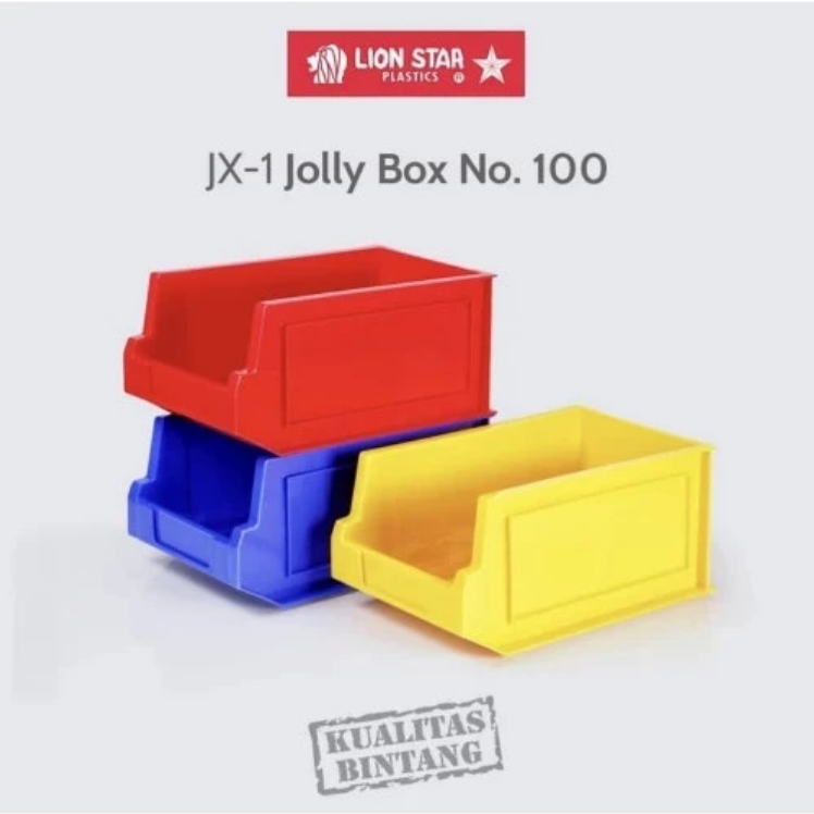 Bin Box Kotak Sparepart Plastik Kecil Lion Star JX-1 Jolly Box No.100
