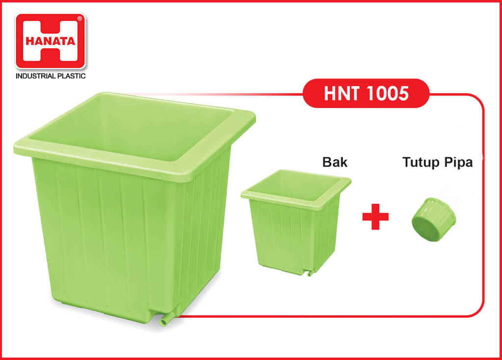BAK AIR KAMAR MANDI PLASTIK KOTAK 120 LITER HANATA HNT 1005 SOLUSI PENAMPUNG AIR YANG KUAT, HIGIENIS DAN TAHAN LAMA